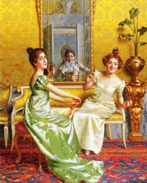 驚く女性ヴィットリオ・レッジャニーニ Oil Paintings